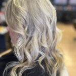 hairstyle in hair salon